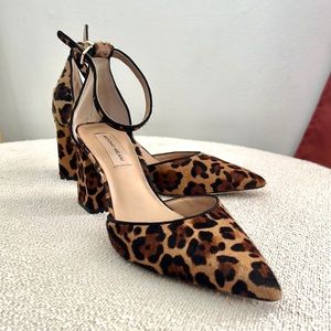 Antonio Melani Cheetah Block Heels